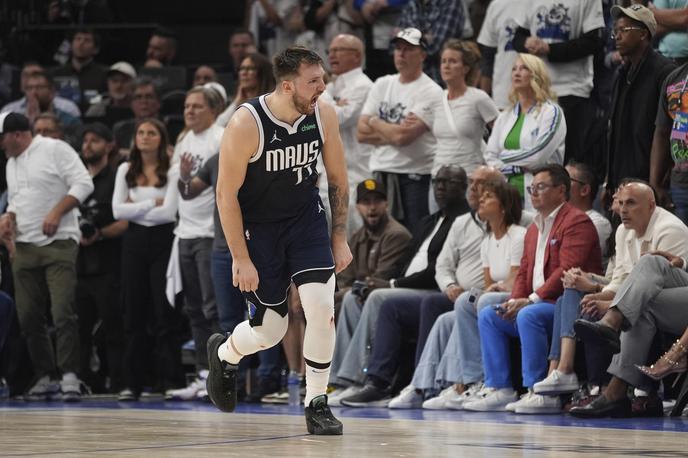 Luka Dončić | Luka Dončić se veseli uvodne zmage konferenčnega finala. | Foto Guliverimage