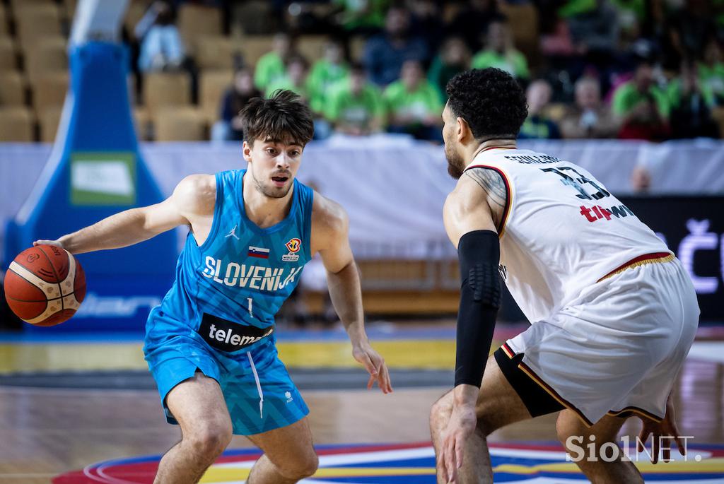 Slovenska košarkarska reprezentanca - Nemčija