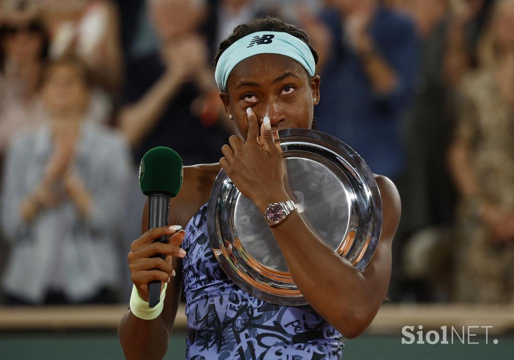 Coco Gauff finale OP Francije 2022