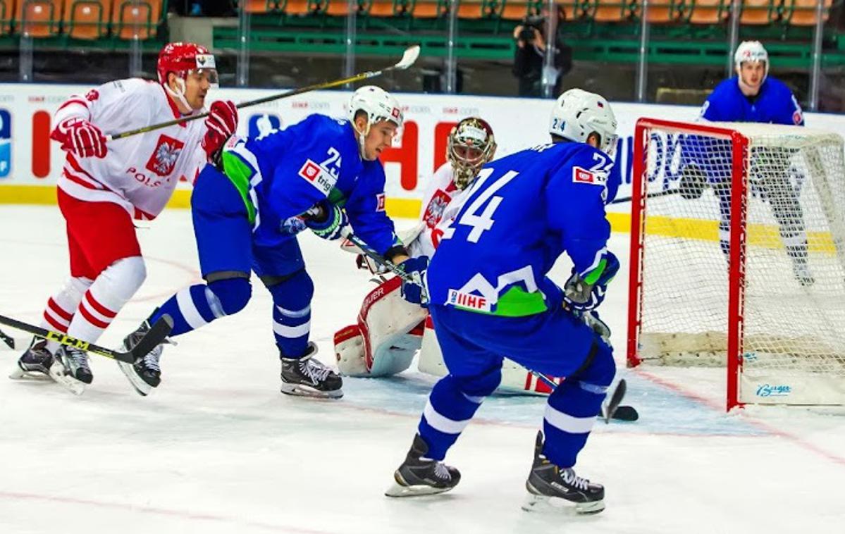 Poljska Slovenija hokej | Foto Drago Cvetanovič