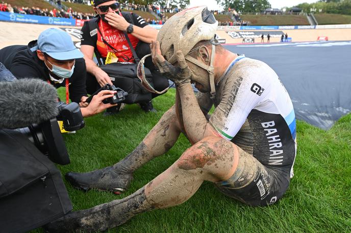 Sonny Colbrelli | Italijanski kolesar Sonny Colbrelli pravi, da bo po zastoju srca potreboval še en čudež, da se vrne v kolesarstvo na najvišji ravni. | Foto Reuters