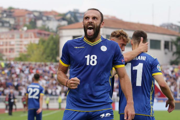 Vedat Muriqi | Slovenskim branilcem na prihajajoči tekmi lige narodov ne bo treba paziti na nevarnega napadalca rimskega Lazia Vedata Muriqija. | Foto Reuters