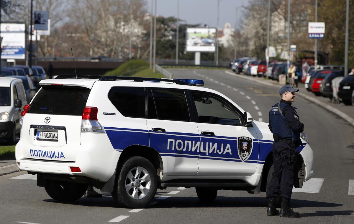 Policija Srbija | Na policiste so izstrelili več strelov. | Foto Reuters