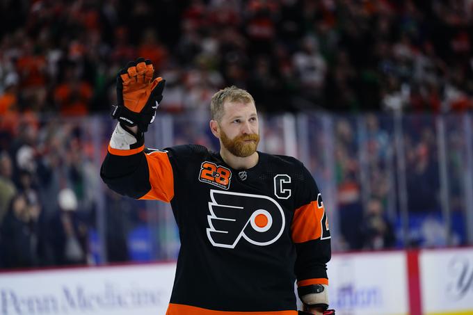 Kapetan Philadelphie Claude Giroux se seli k Florida Panthers. | Foto: Guliverimage/Vladimir Fedorenko