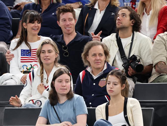 Nina Dobrev in Shaun White, Olimpijske igre Pariz 2024 | Foto: Reuters