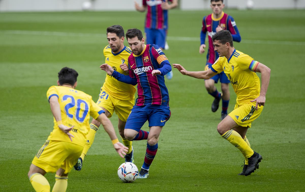 Barcelona Cadiz | Barcelona je le remizirala s 14. Cadizem. Ta je do točke prišel v izdihljajih tekme. | Foto Guliverimage