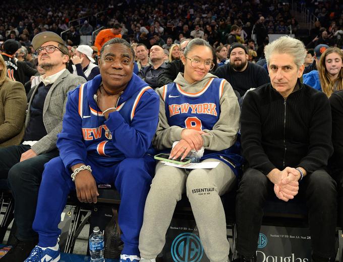 Tracy Morgan je strasten navijač Knicksov, v dvorani Madison Square Garden je reden gost najbolj zaželenih sedežev ob igrišču. | Foto: Guliverimage