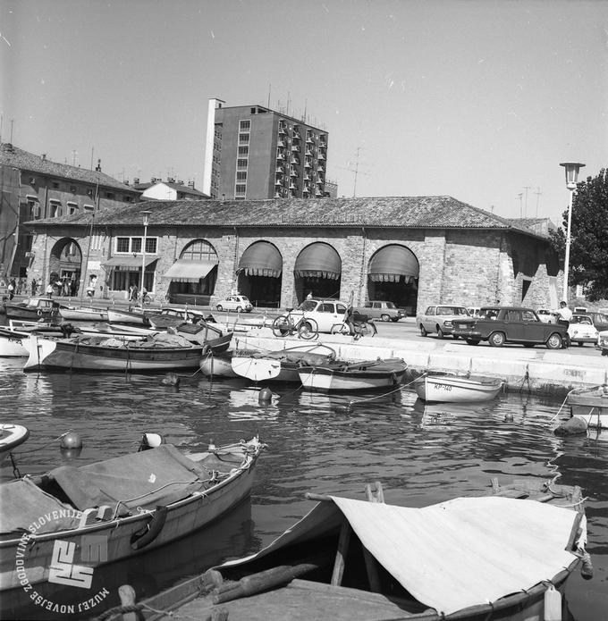 Koper leta 1968. | Foto: Alfonz Dariš, hrani: MNZS