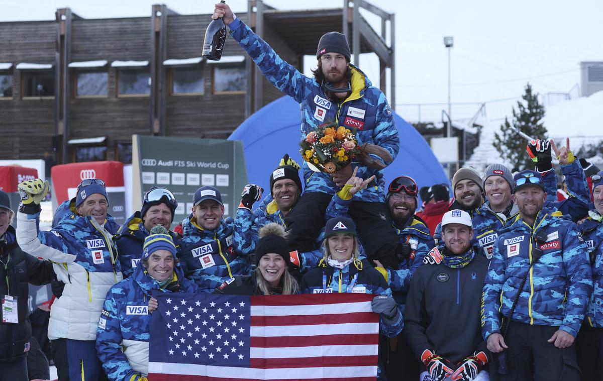 Bryce Bennet Val Gardena | Bryce Bennett je ZDA prismučal prvo moško smukaško zmago po petih letih. | Foto Guliver Image