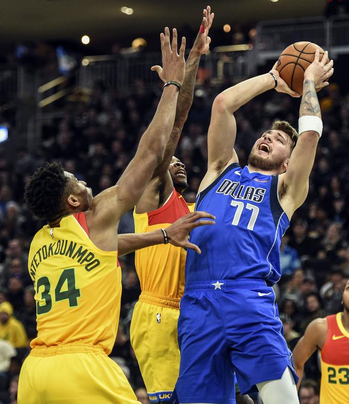 Evropska zvezdnika v ligi NBA: Antetokounmpo in Dončić | Foto: Reuters