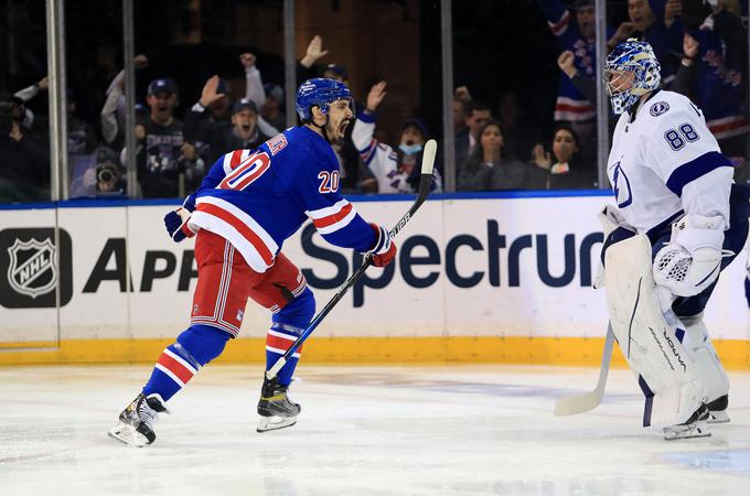 Chris Kreider se je vpisal med strelce že v drugi minuti. | Foto: Reuters