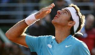 Del Potro spet zmaguje