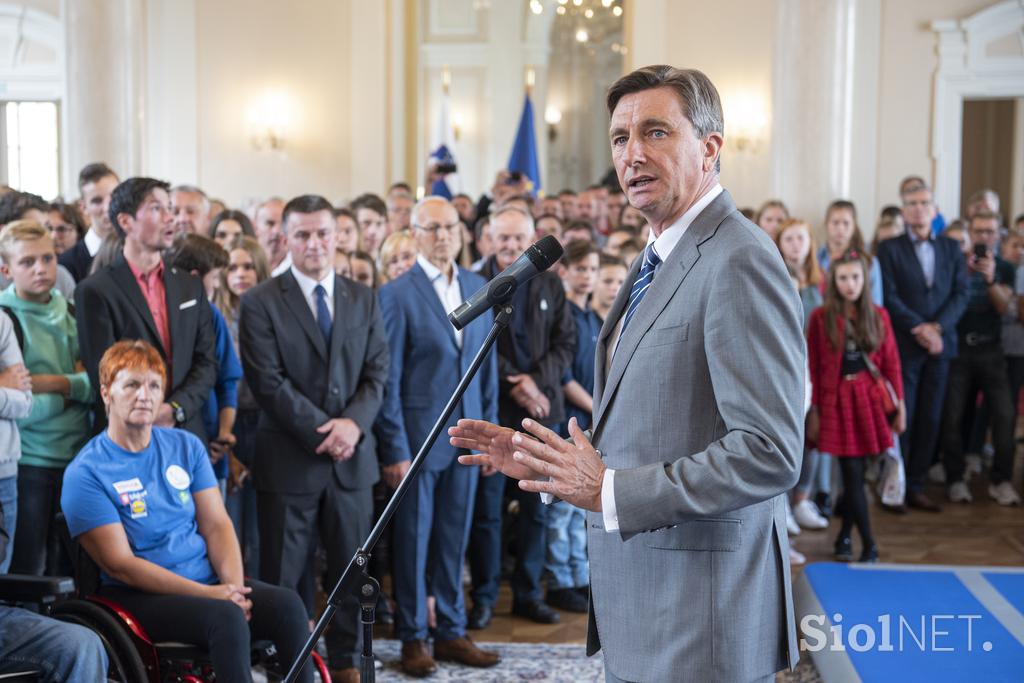 Sprejem Borut Pahor