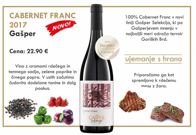 vina Gašper cabernet franc | Foto: 