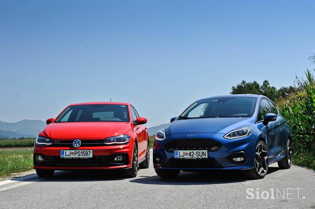 Volkswagen polo GTI in ford fiesta ST