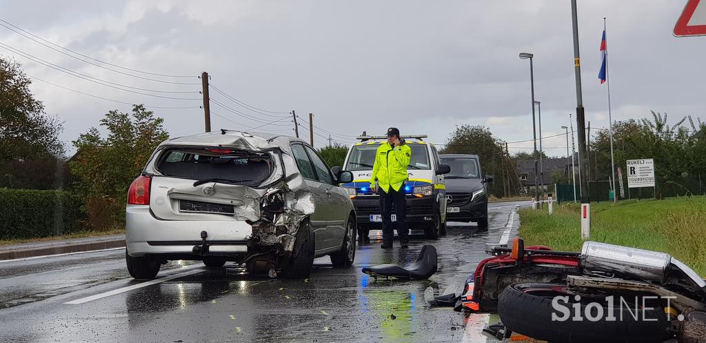 Nesreča motorista