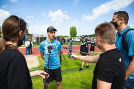 Slovenski skakalci trening Kranj