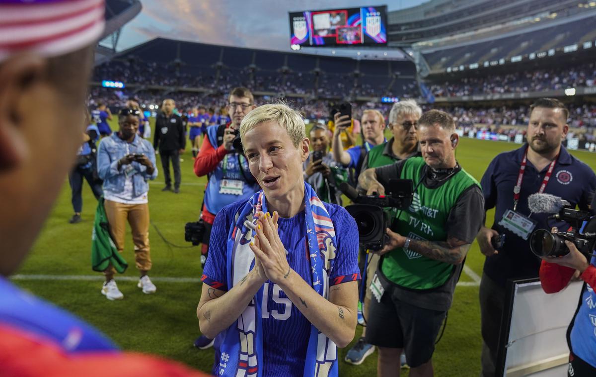 Megan Rapinoe | Ameriška nogometašica Megan Rapinoe je odigrala svojo zadnjo reprezentančno tekmo. | Foto Guliverimage