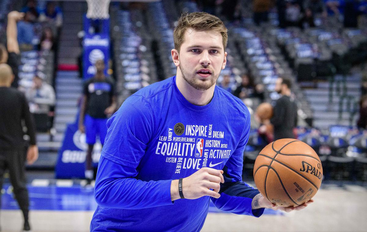 Luka Dončić | Luka Dončić je čas med karanteno preživel v Sloveniji. | Foto Reuters