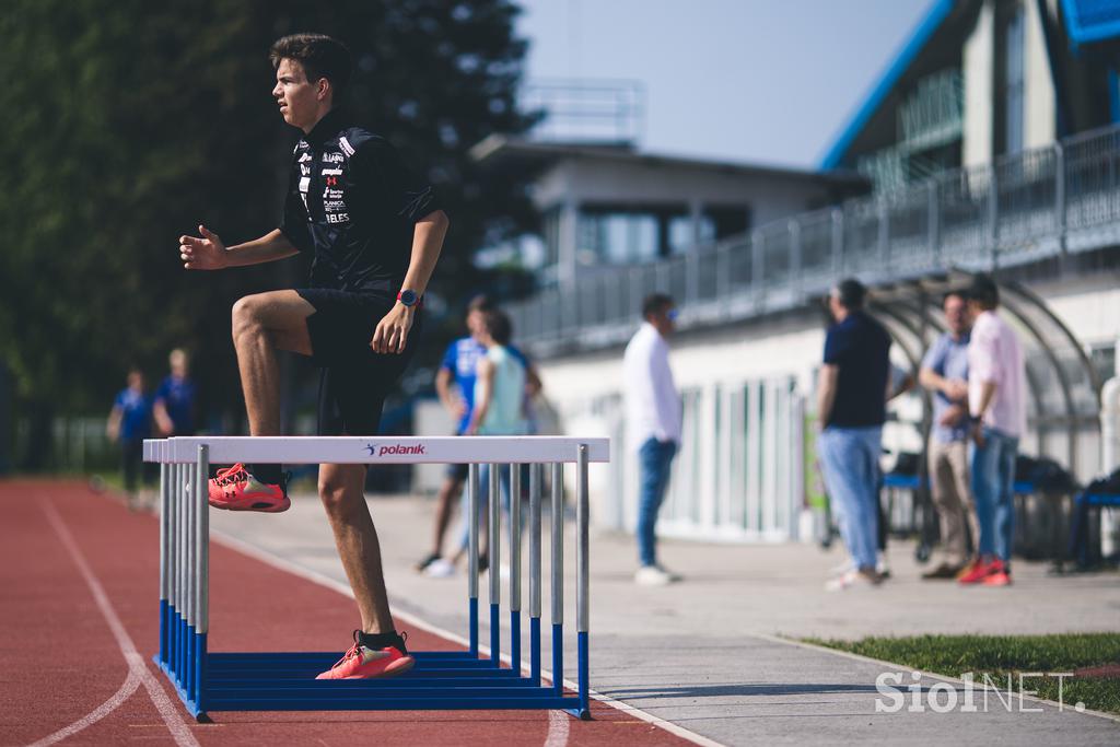 trening Kranj smučarski skakalci Žak Mogel