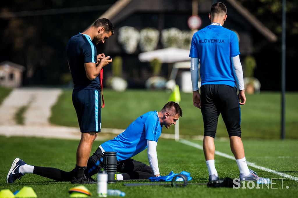 Slovenska nogometna reprezentanca Trening Brdo