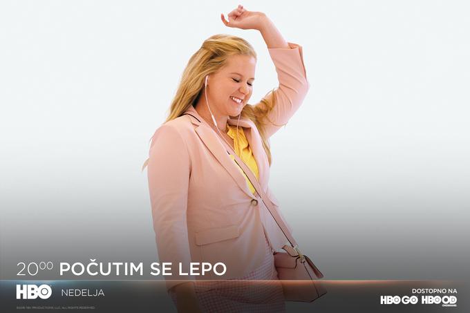 Negotovo dekle s slabo samopodobo (Amy Schumer) se po padcu zbudi v prepričanju, da je čudovita manekenka. Z novo pridobljeno samozavestjo se junaško spopada z življenjem. A kaj bo, ko bo nazadnje ugotovila, da se njen videz v resnici ni spremenil? • Premiera: v nedeljo, 14. 4., ob 20. uri na HBO.* │ Film bo na voljo tudi na HBO OD/GO.

 | Foto: 