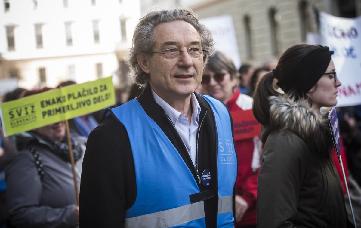 Branimir Štrukelj | Branimir Štrukelj, glavni tajnik SVIZ Slovenije, ne skriva ambicij po povečevanju lastništva v Delavski hranilnici. Sedaj bo dobil novega pomembnega solastnika. | Foto STA