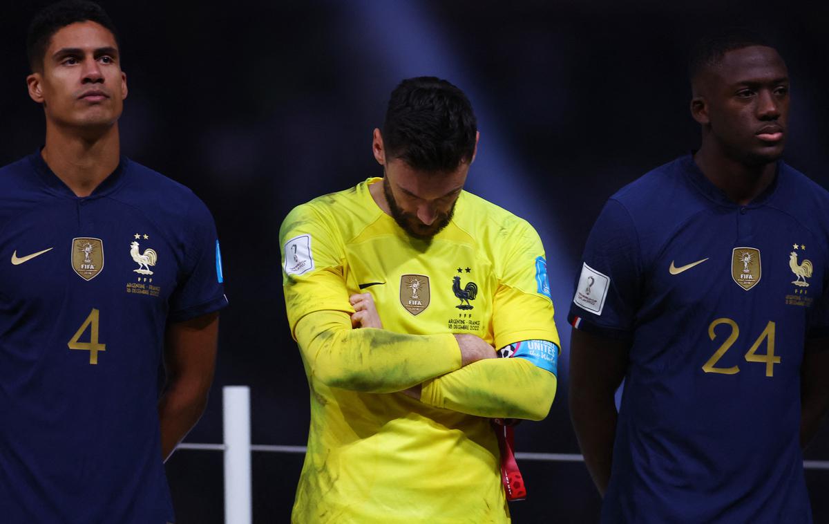 Francija Argentina | Hugo Lloris je finalni obračun z Argentino doživljal kot boksarski dvoboj. | Foto Reuters