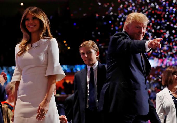 Barron in Melania bosta do poletja ostala v New Yorku. | Foto: Reuters