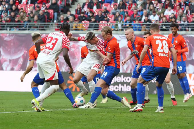 Benjamin Šeško je tokrat priložnost dobil v končnici tekme. | Foto: Guliverimage