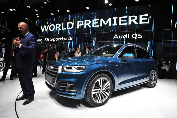 Audi Q5 - prvič v kabini nove generacije audijevega športnega terenca | Foto: Ciril Komotar