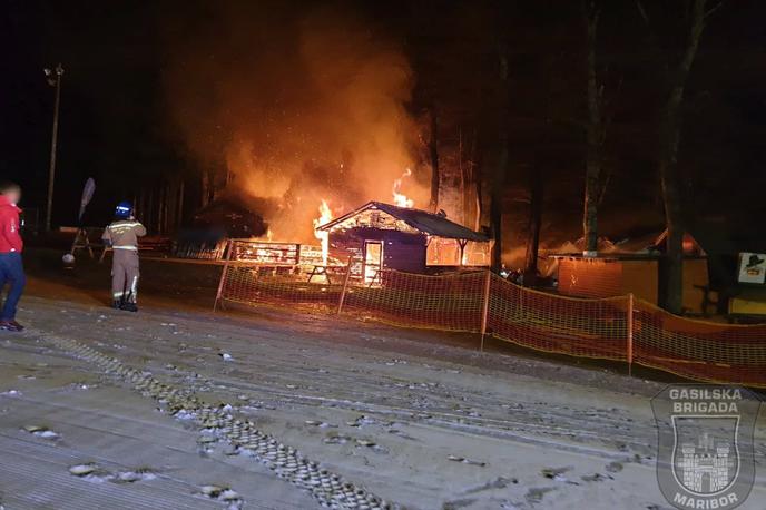 Požar Pohorje | Foto Gasilska brigada Maribor