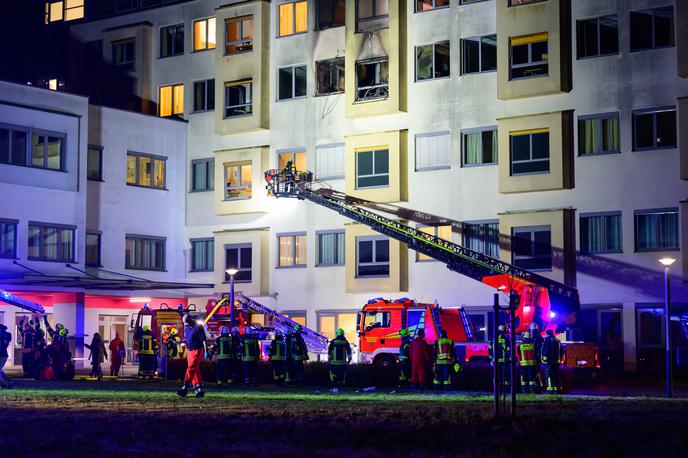 Požar v bolnišnici | Policija okoliščine požara še preiskuje. | Foto Guliverimage