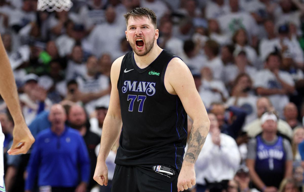 Luka Dončić Dallas Mavericks | Luka Dončić je tri sekunde pred koncem zadel trojko za veliko zmago. | Foto Reuters