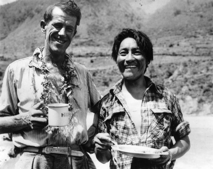 Edmund Hillary in šerpa Tenzing Norgay | Foto: Getty Images