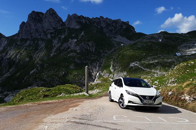 nissan leaf Mangart | Foto Gregor Pavšič