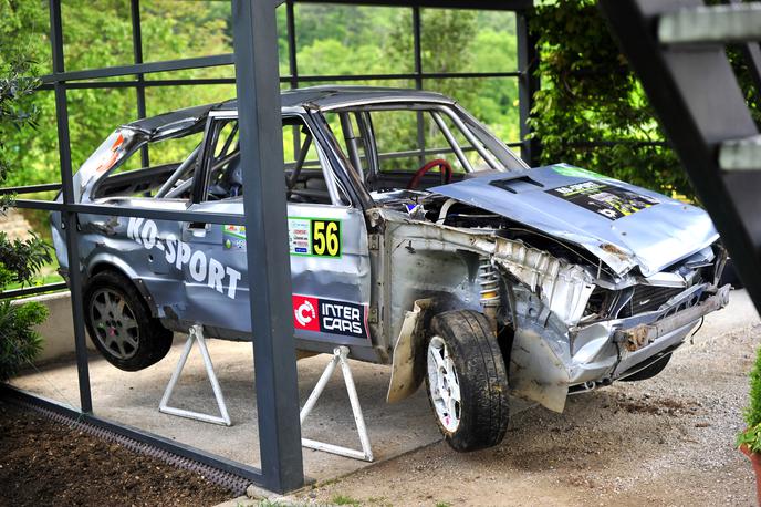 Zastava yugo razbit nesreča reli | Foto Gregor Pavšič