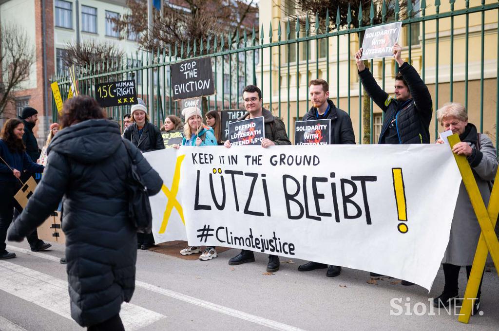 protest pred nemškim veleposlaništvom, Lützerath