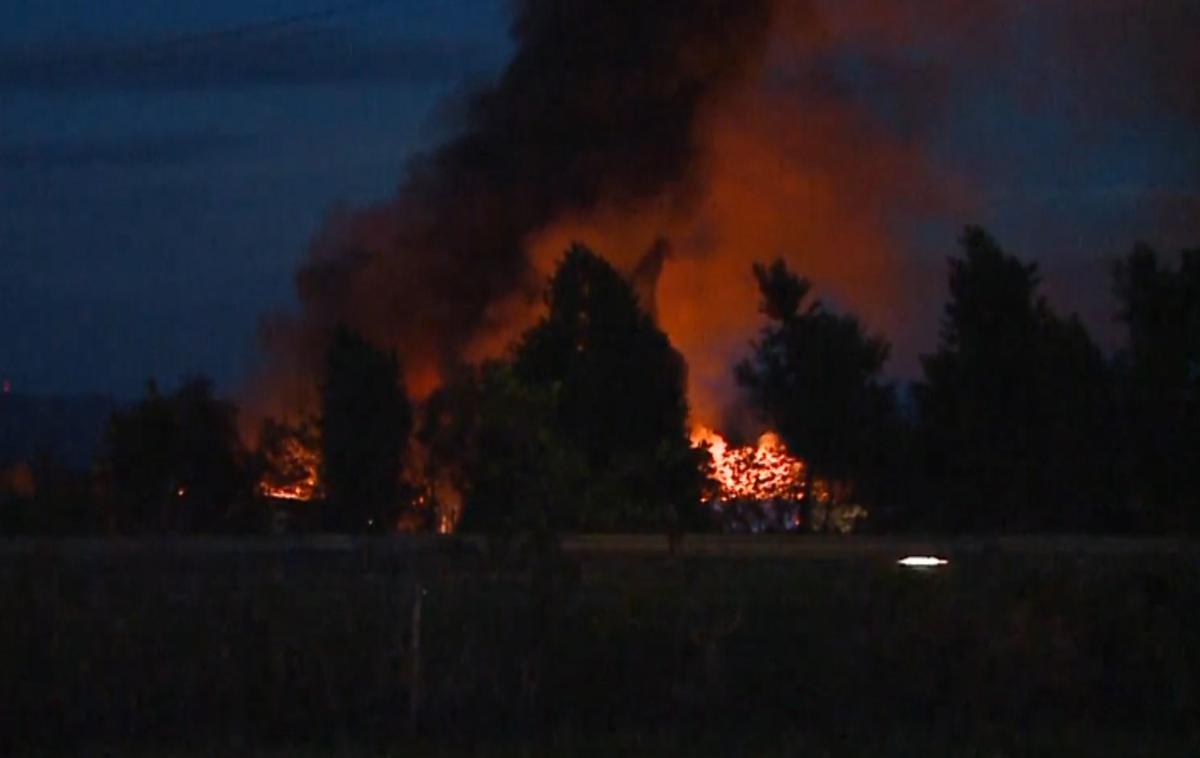 Požar Vrhnika za vroče. | Foto Planet TV