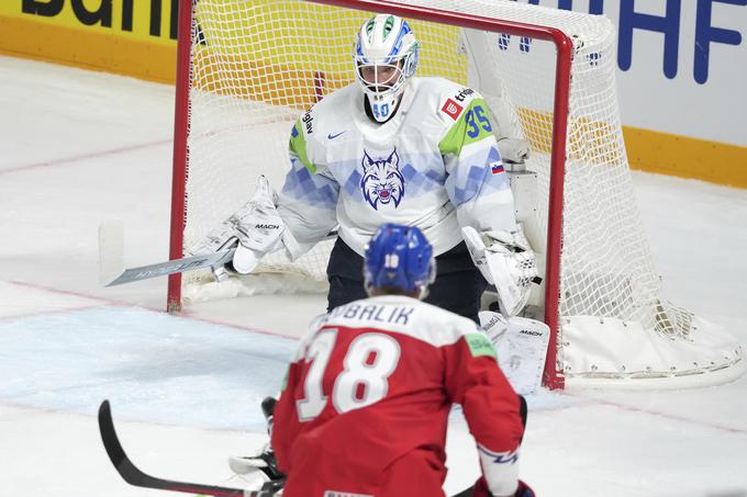 Dominik Kubalik je tekmo končal s tremi zadetki in asistenco. | Foto: Guliverimage/Vladimir Fedorenko