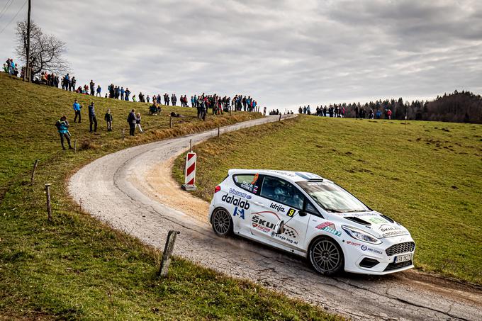 Mark Škulj in Uroš Ocvirk (ford fiesta rally4) sta bila med Slovenci najhitrejša v diviziji II. | Foto: WRC Croatia