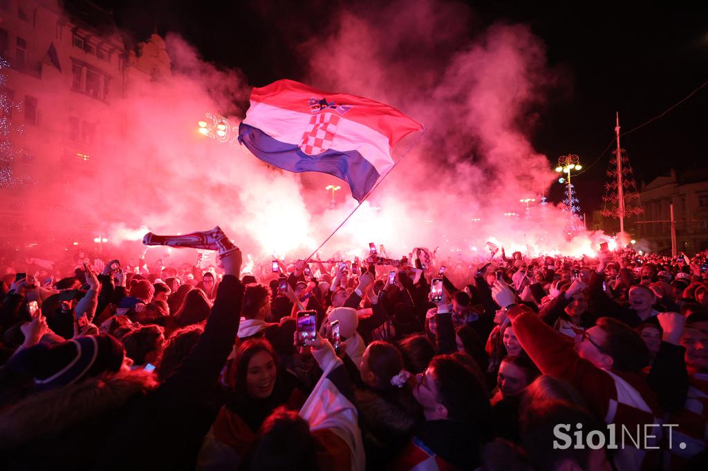 Zagreb navijači slavje