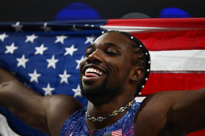 Noah Lyles | Noah Lyles želi na olimpijskih igrah v Parizu ponovitli lanskoletni uspeh iz Budimpešte. | Foto Reuters