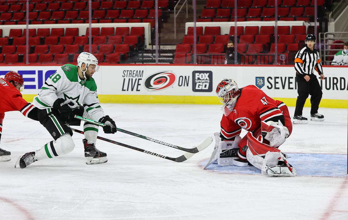 James Reimer | Carolina je ugnala lanskega finalista Dallas. | Foto Guliverimage/Getty Images