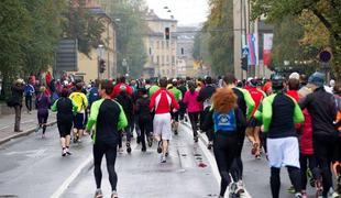 Na ljubljanskih ulicah še nikdar toliko tekačev