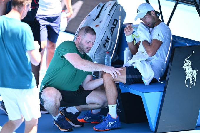 Novak Đoković je v sredo predčasno končal trening. | Foto: Reuters