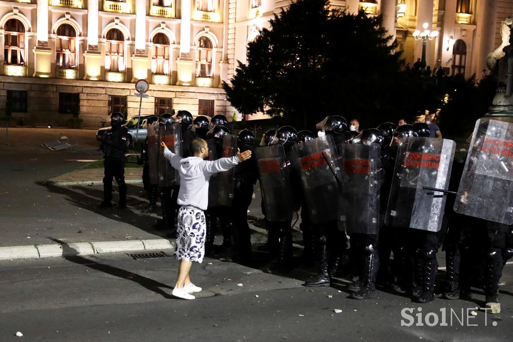 Protesti v Beogradu