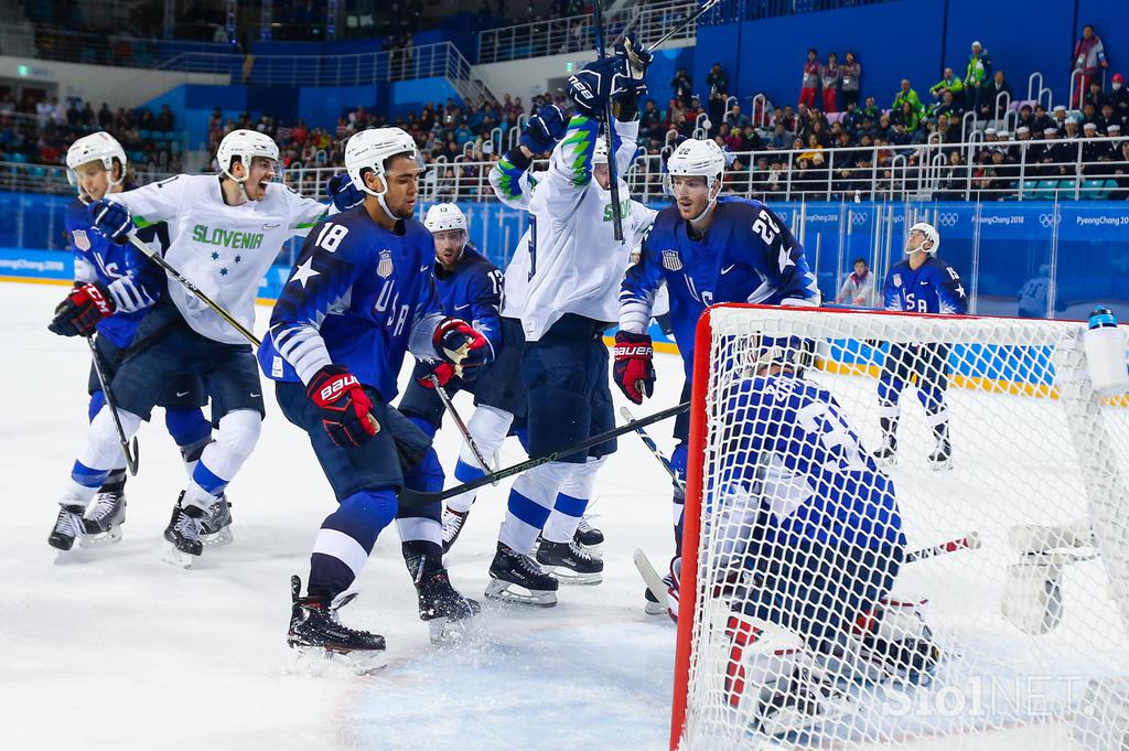 slovenska hokejska reprezentanca ZDA OI