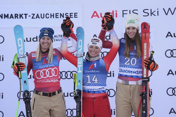 Zmagovalna švicarsko-avstrijska trojica. | Foto: Guliverimage