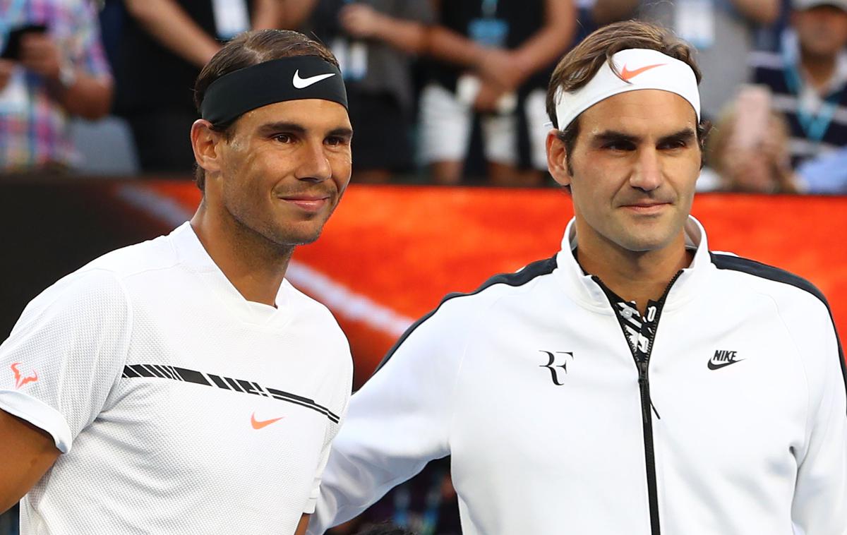 Roger Federer in Rafael Nadal | Foto Guliver/Getty Images